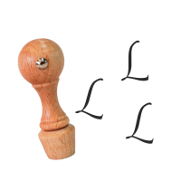 Mini stempel / pieczątka z inicjałem - litera L