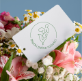Stempel z napisem „Płatki pełne radości” - SweetPrint.pl