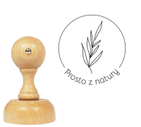 Stempel / pieczątka PROSTO Z NATURY