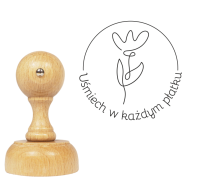 Stempel / pieczątka UŚMIECH W KAŻDYM PŁATKU