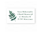 ślubne naklejki adresowe