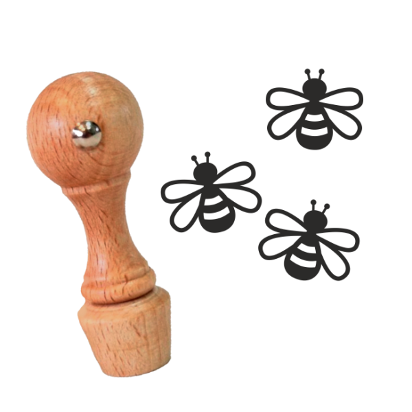 Stempel z pszczołą do kart stałego klienta - SweetPrint.pl