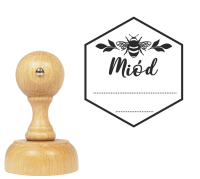 Stempel / pieczątka ETYKIETA NA MIÓD