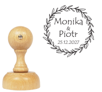 Personalizowany stempel ślubny WIANEK