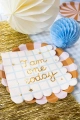 Papierowe serwetki na roczek z napisem "I am one today" - SweetPrint.pl