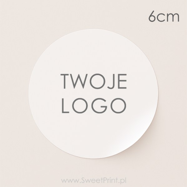 naklejki foliowe z logo - SweetPrint.pl