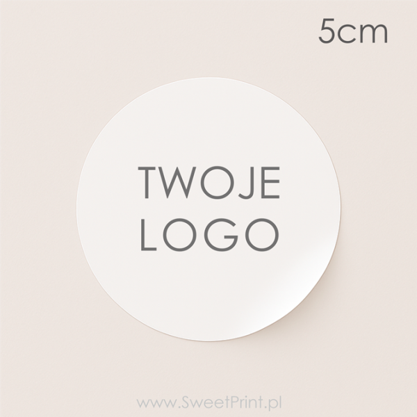 naklejki foliowe z logo - SweetPrint.pl