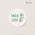 naklejki foliowe z logo - 3cm - SweetPrint.pl