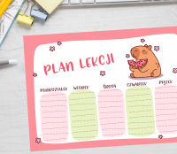Plan lekcji do druku - KAPIBARA