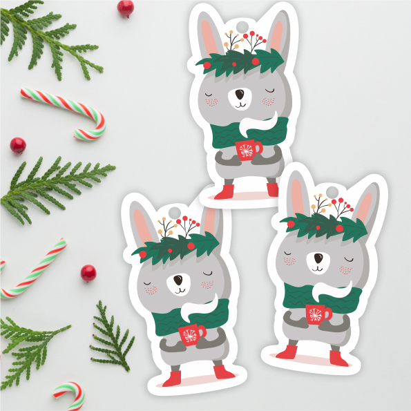 świąteczne zawieszki do prezentów  - SweetPrint.pl