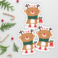 Zawieszki do prezentów świątecznych - RENIFEREK