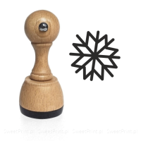 Stempel do ceramiki i mydła ŚNIEŻYNKA