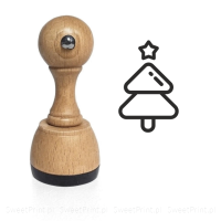 Stempel do ceramiki i mydła CHOINKA