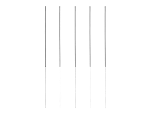 Zimne ognie w kolorze srebrnym - długie 40 cm - SweetPrint.pl