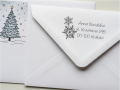 Świąteczny stempel adresowy - pieczątka adresowa - SweetPrint.pl