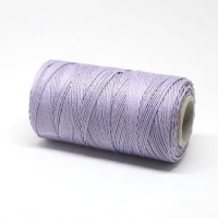 Sznurek lniany LAWENDOWY -  duża szpulka 200 m