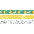 washi tape LEMON TWIST - taśma samoprzylepna cytryny
