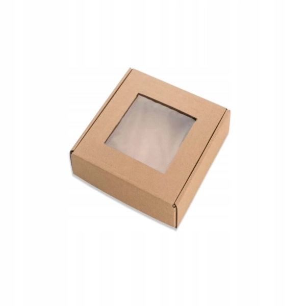 Pudełko z okienkiem 14x14x3 cm