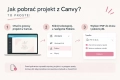Jak pobrać projekt z Canvy do druku, instrukcja krok po kroku