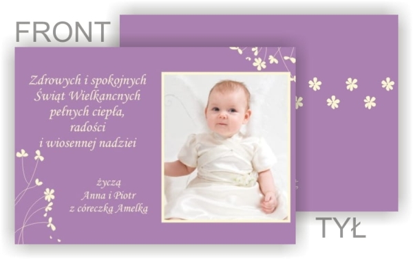 wielkanocne kartki ze zdjęciami