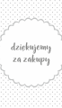 wizytówka etykieta drukowana do oznaczania produktów handmade