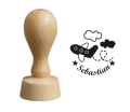 personalizowany stempel dla chłopca - z samolotem