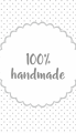 wizytówka etykieta drukowana do oznaczania produktów handmade