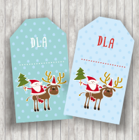 Etykiety / tagi na prezenty MIKOŁAJ - do wydruku