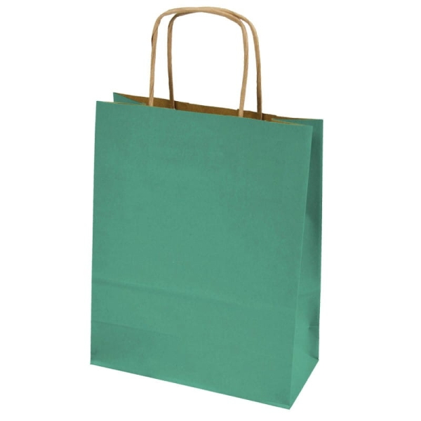 torebki papierowe,zielone - SweetPrint.pl