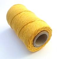 Sznurek bawełniany ŻÓŁTY