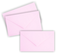 Różowa koperta  mini 5,8 x 10,2 cm / 10 szt