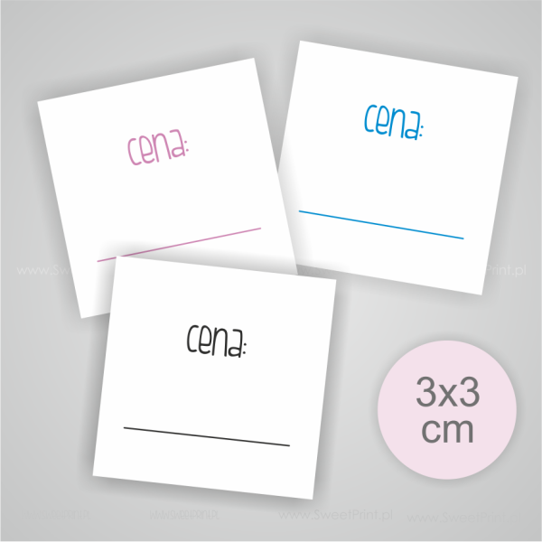 cenówki do wydruku