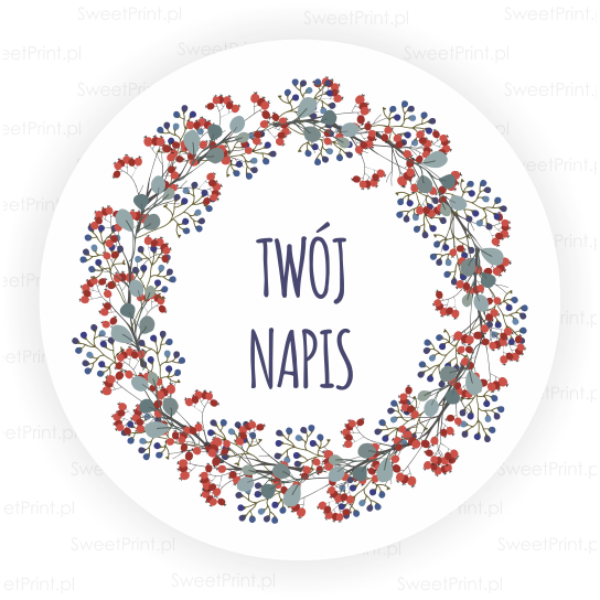 naklejki świąteczne personalizowane