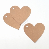 Etykietki / zawieszki EKO SERCE mini