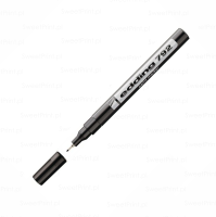 Czarny marker lakierowy - końcówka  0,8 mm