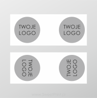 Naklejki  z podwójnym logo BANDEROLKI