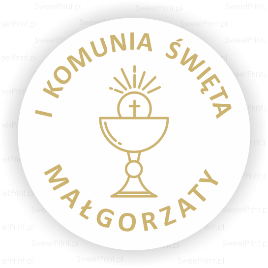 naklejki na pierwszą komunię