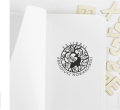 Stempel exlibris z jeleniem – wzór personalizacji