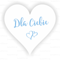 naklejki serca z napisem dla ciebie
