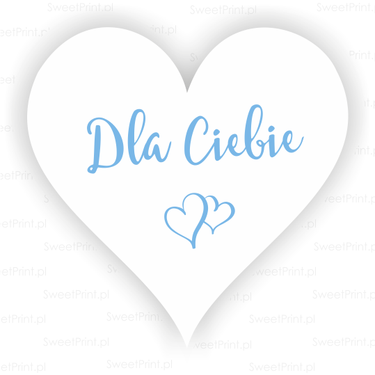 naklejki serca z napisem dla ciebie
