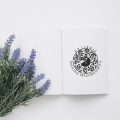 Stempel exlibris z lisem – odbicie wzoru z imieniem