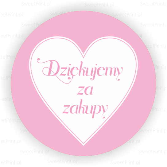 naklejki dziękujemy za zakupy