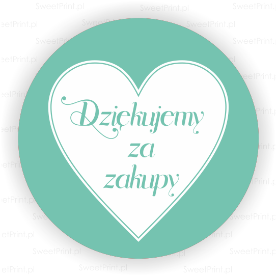 NAKLEJKI DZIĘKUJEMY ZA ZAKUPY