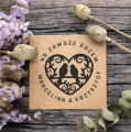 stempel ślubny ptaszki