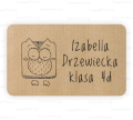 Szkolne naklejki z imieniem i nazwiskiem - SweetPrint.pl