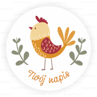 Naklejki wielkanocne HAPPY CHICKS - personalizowane