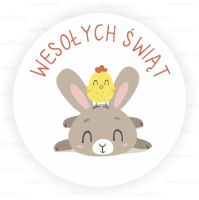 Naklejki wielkanocne  SWEET BUNNY  