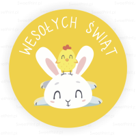 Naklejki wielkanocne  SWEET BUNNY 