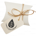 personalizowany stempel z liściem, w stylu skandynawskim