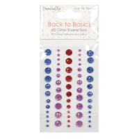 Brokatowe kryształki  samoprzylepne